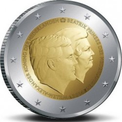 Нидерланды 2014. 2 евро. Двойной портрет