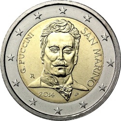 2 euro San Marino 2014 Puccini