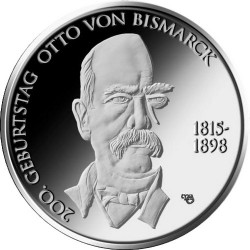 Germany 2015. 10 euro. Bismarck