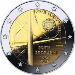 2 euro Portugal 2016 Ponte