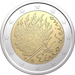 2 euro Finland 2016 Eino Leino