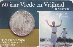 5 euro. Netherland 2005. Peace