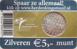 5 euro. Netherland 2005. Peace