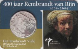 5 euro. Netherland 2006. Rembrandt