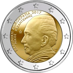 2 euro Greece 2017 Kazantzakis