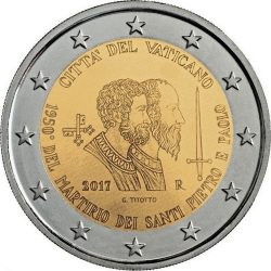 2 euro Vatican 2017 Pietro Paolo