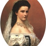 Официальный портрет императрицы Елизаветы в коронационном платье (художник Георг Рааб, 1867)