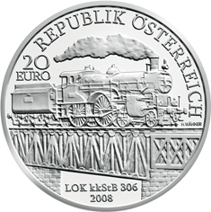20 евро, Австрия (Вокзал императрицы Елизаветы Баварской)