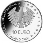 Единый реверс серебрянных немецких монет 2009 года