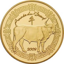 Франция 2009. 50 евро. "Китайский календарь"