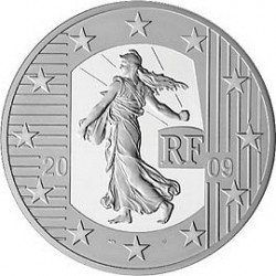 Франция, 2009, 50 евро, Европейский суд по правам человека, реверс
