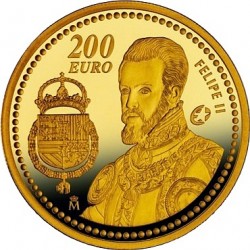 Испания, 2009 , Филипп II, 200 евро, реверс