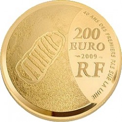 Франция, 2009, международный год астрономии, 200 евро, аверс