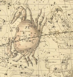 Рак на Звездном атласе А.Джеймсона, 1822 г.