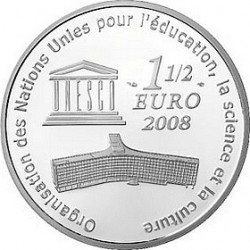 Франция, 1 1/2 евро, 2008, Большой каньон, реверс