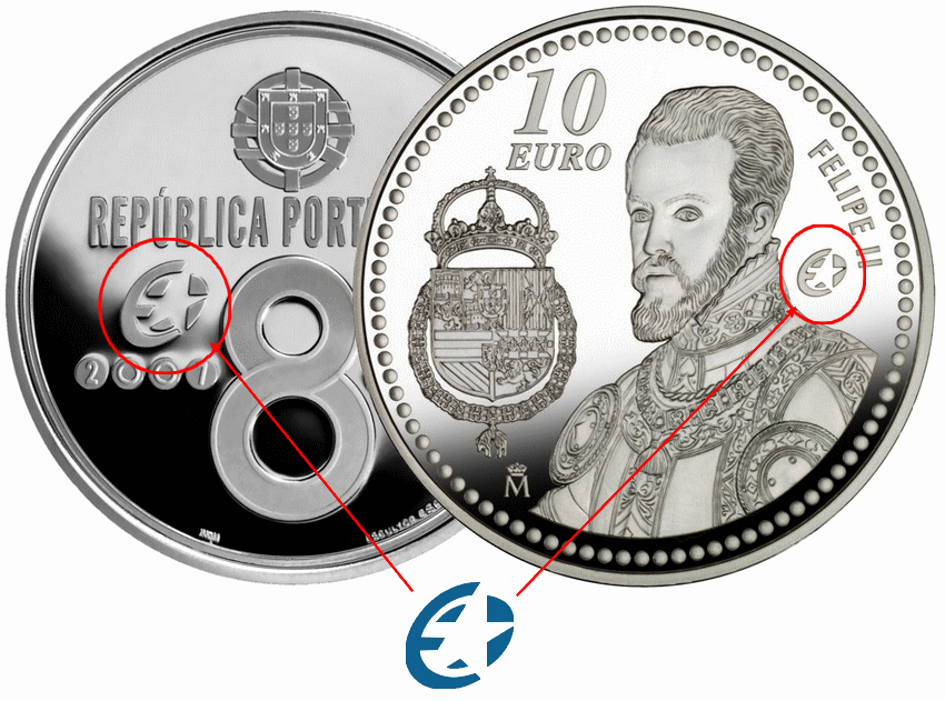 Памятные монеты 2024 года. Юбилейные 5 евро монеты.