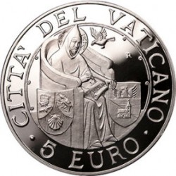 Ватикан, 2006, 5 евро, Международный день мира, реверс
