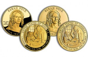 Двенадцатая монета серии «Первая леди Соединенных Штатов Америки»