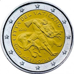 Ватикан, 2 евро, 2010