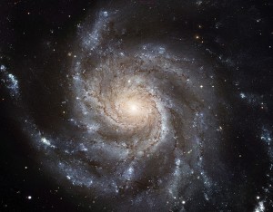 Пример спиральной галактики, Галактика «Вертушка» (объект списка Mессье 101 или NGC 5457)