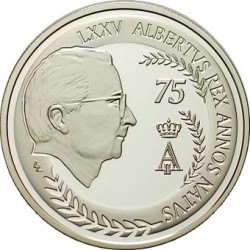 Бельгия, 10 евро, 2009, 75 лет Альберту II, аверс