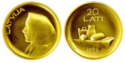 Латвия, 20 лат, «Монета Латвии»