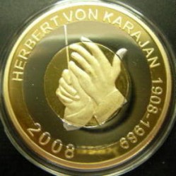 Караяна помнят не только в Европе - монета Сомали в честь дирижера