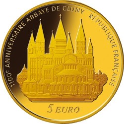 Франция, 2010, Клюни, 5 евро