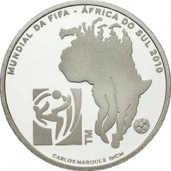 Португалия, 2,5 евро, 2010, ЧП по футболу, аверс
