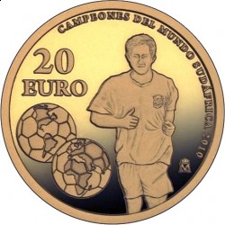 Испания, 20 евро, 2010, Испания чемпион!