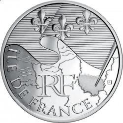 Франция, 10 евро, 2010, Иль-де-Франс