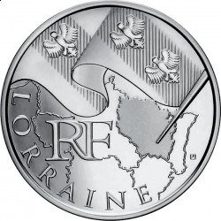 Франция, 10 евро, 2010, Лотарингия