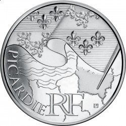 Франция, 10 евро, 2010, Пикардия
