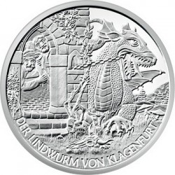 Австрия, 10 евро (Линдворм в Клагенфурте)