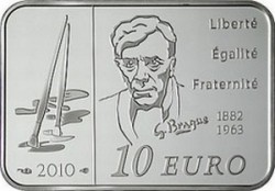Франция, 10 евро, Жорж Брак