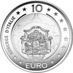 Malta 2010. 10 euro. Auberge d’Italie