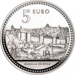 5 евро, Испанские столицы, Авила