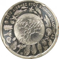 10 евро, Греция (Международный год биоразнообразия)