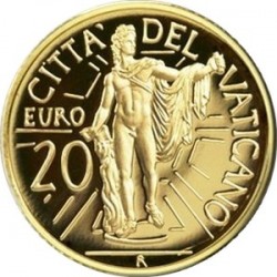Шедевры скульптуры в Ватикане. 2010, 20 евро