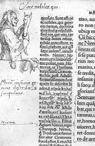 Страница из одного из самых известных прижизненных изданий "Похвалы Глупости" 1515 года
