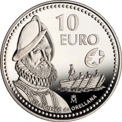 10 евро Франсиско де Орельяна (10 euro Francisco de Orellana)
