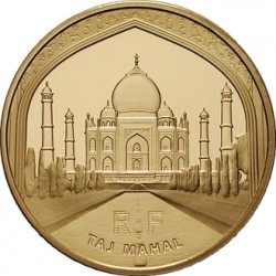 France 2010 50 euro Taj-Mahal rev
