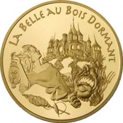 Франция, 20 евро, 2003, Спящая красавица, Сказки Европы