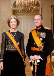 Великий герцог Жан с супругой