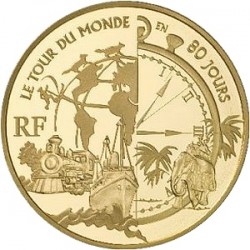 Литературные герои на монетах Франции. Удивительные миры Жюля Верна
