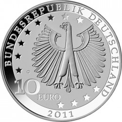 Германия, 10 евро, 2011, Ференц (Франц) Лист 