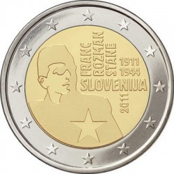 2 euro, Slovenia (Franc Rozman-Stane)