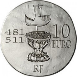 France 2011. 10 euro. Clovis I