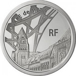 France. 2011. 10 euro. La Gare de Metz