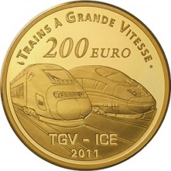 France. 2011. 200 euro. La Gare de Metz